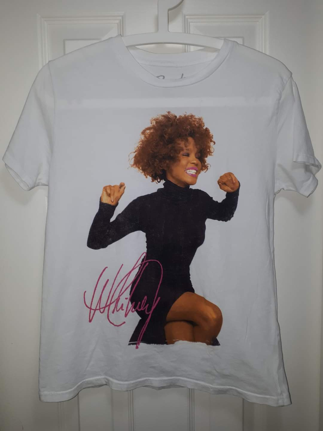 VINTAGE #WhitneyHouston" Graphic Tee. #S  Unisex cut. thumbnail