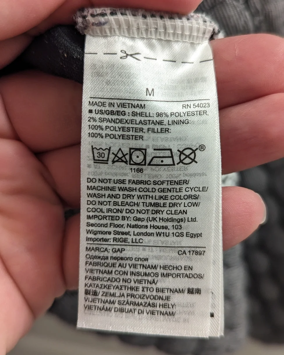 GAP Fit Quilted Funnel Neck Sweatshirt image indicator(7)