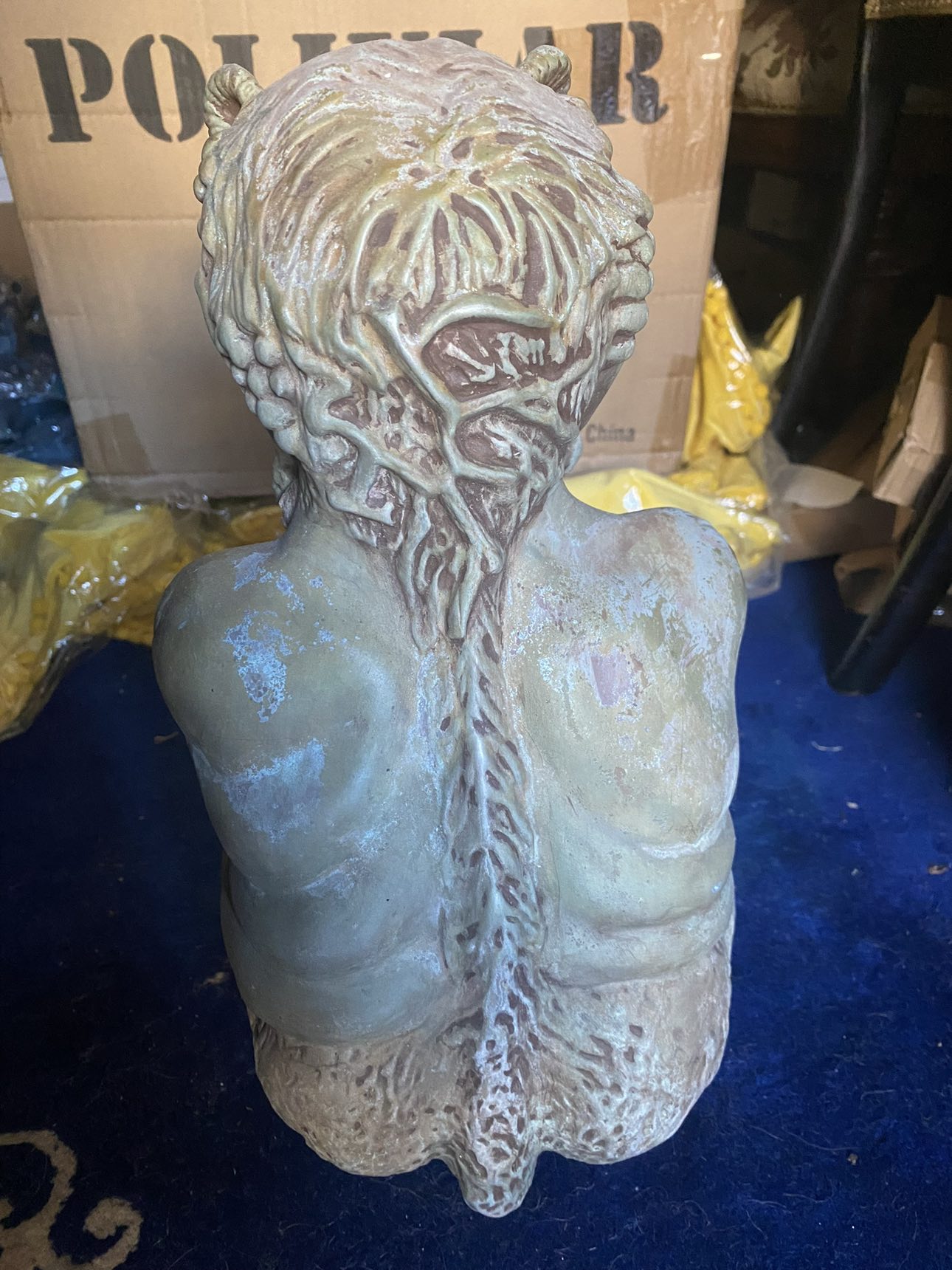 Antique Home decor Satyr, Gargoyle Greek Mythology Statue - photo 3