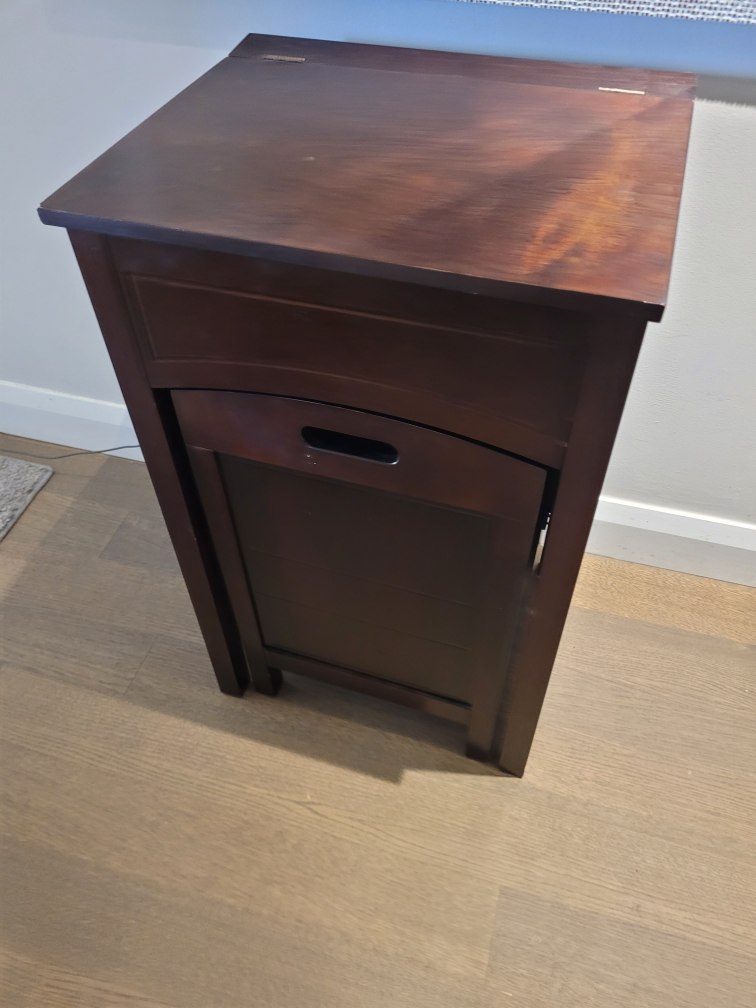 Makeup Vanity Set with Fold-Down Mirror and Hidden Chair image indicator(6)