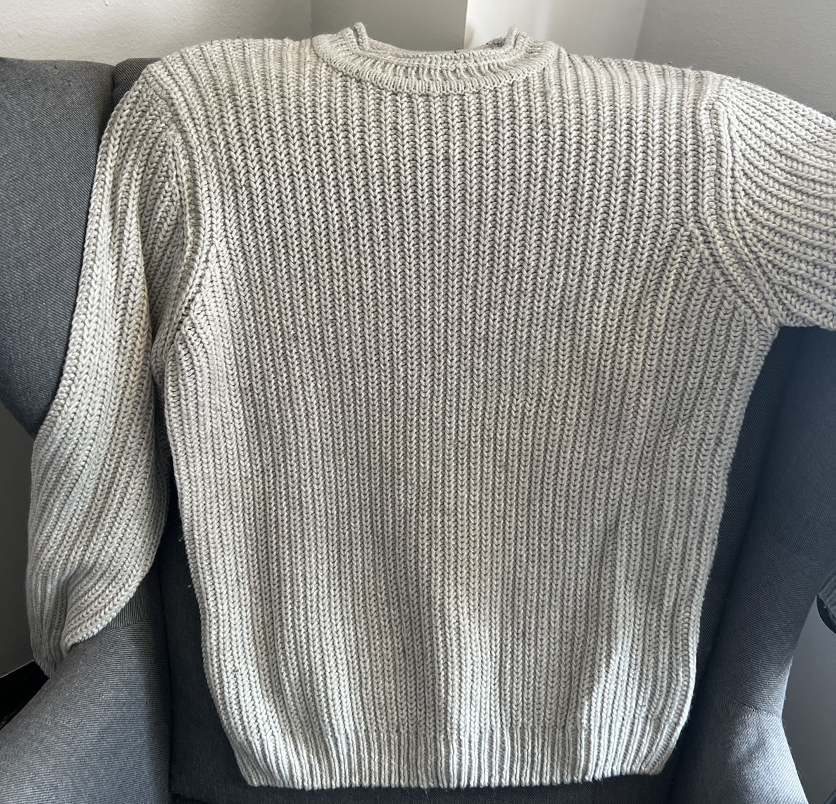 Topman Men’s Grey Knit Sweater Size M thumbnail