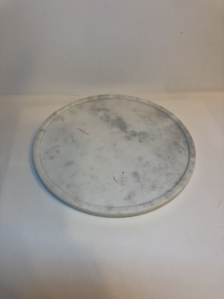 Domed Marble Cheese Board and Knives - photo 3