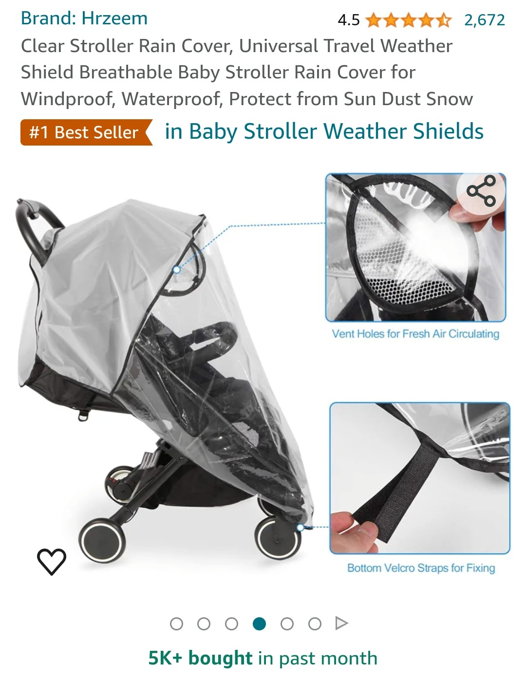 stroller rain over - photo 2