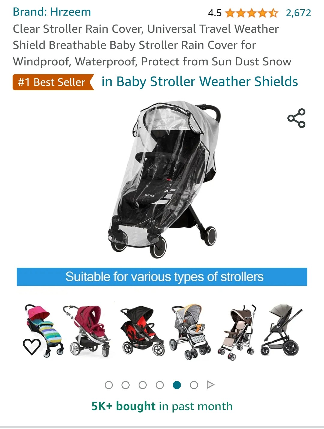 stroller rain over - photo 3