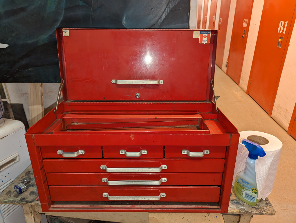 red tool box 6 drawer