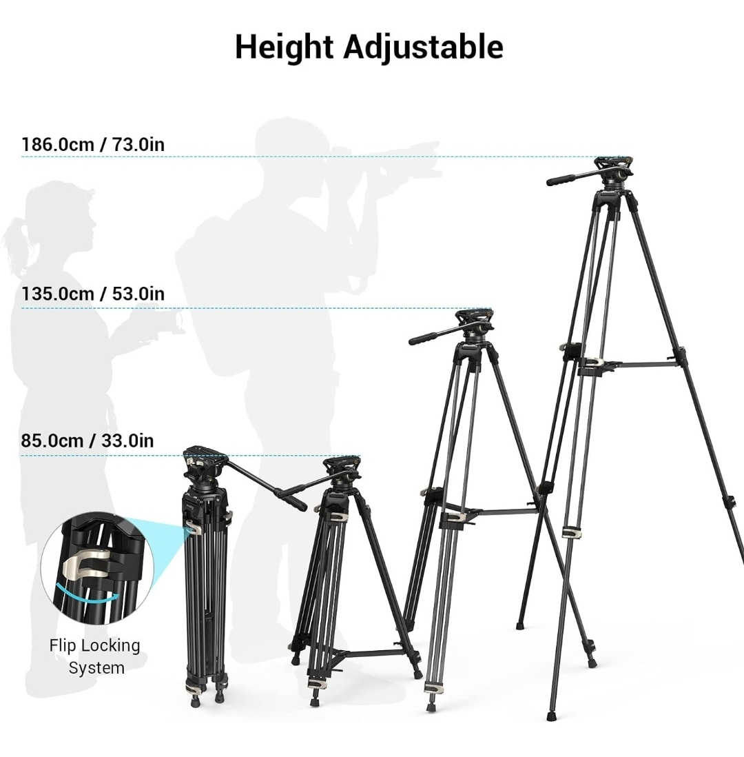 Video Tripod System, 74" - photo 3