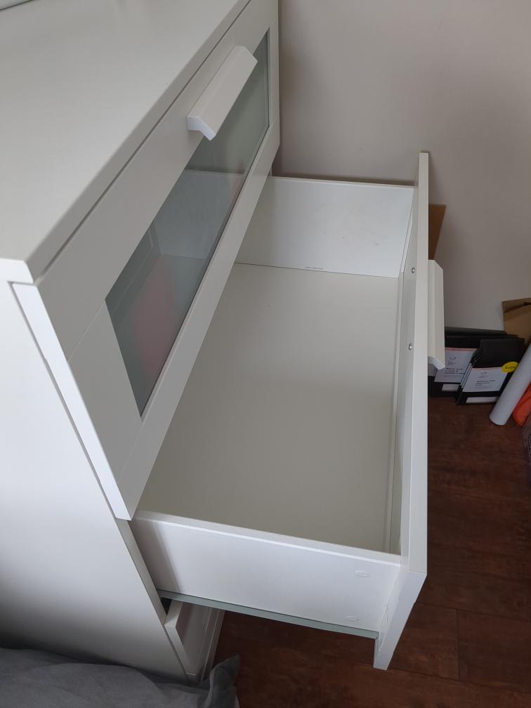White 3 drawer Dresser - photo 4