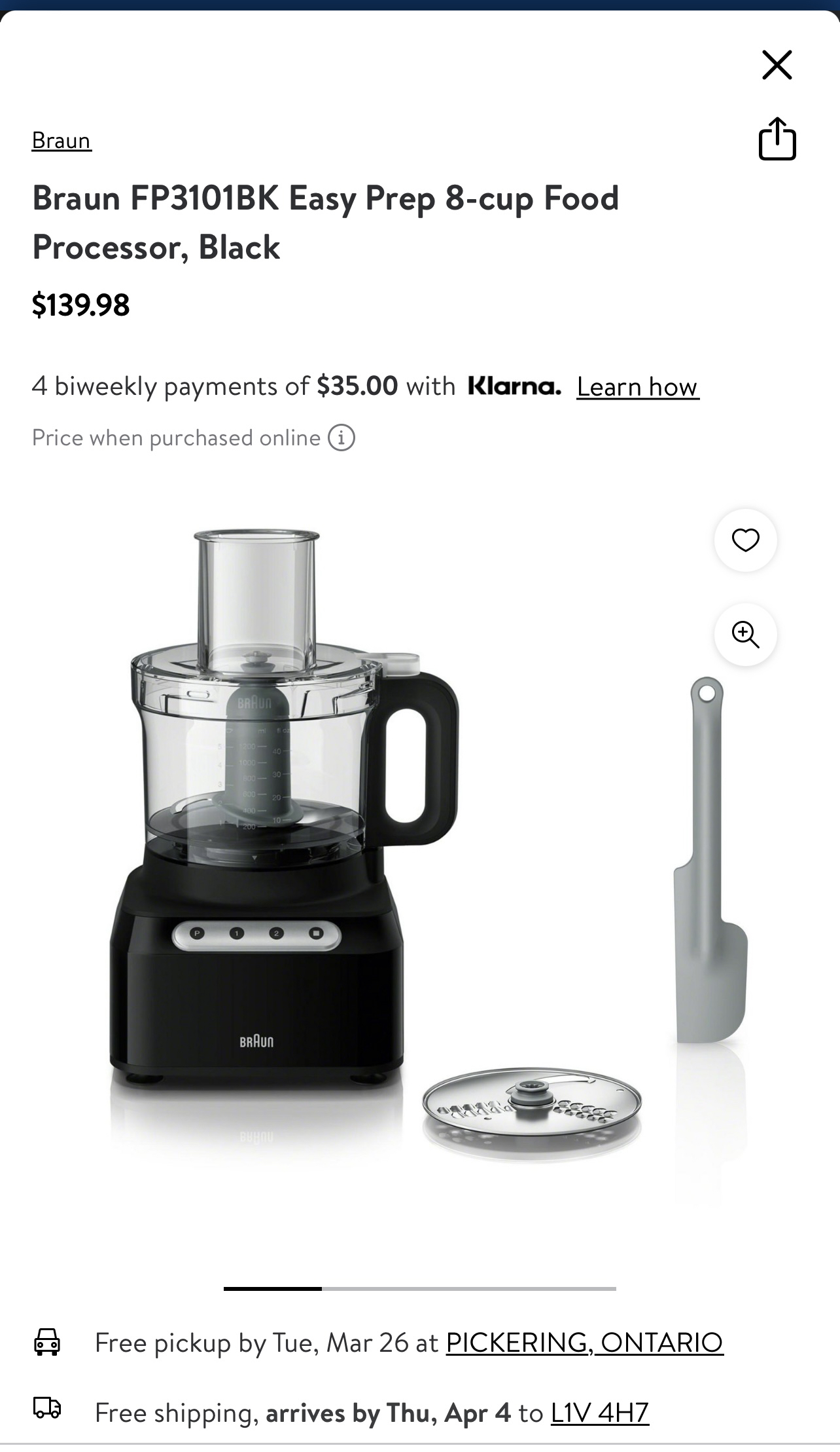 Brand new Braun food processor - photo 3