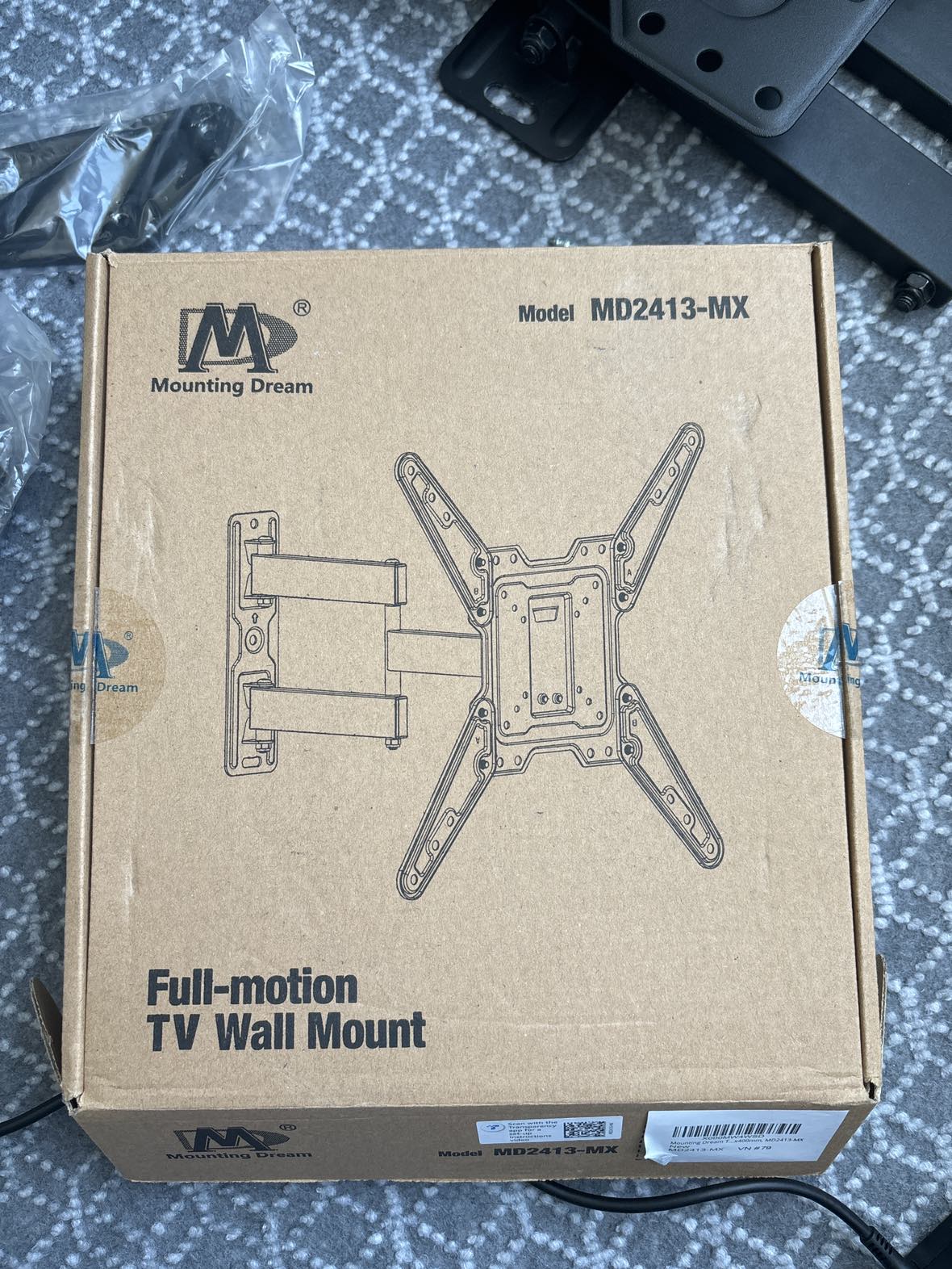 Full motion TV mount (25-55 inches) thumbnail