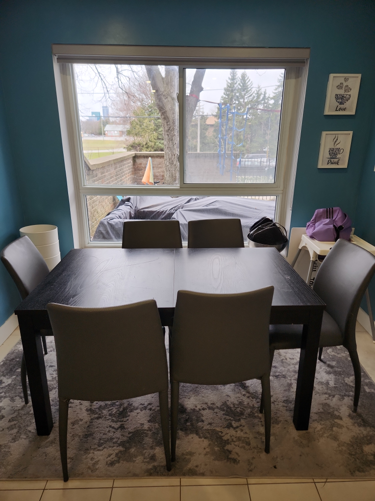 Dining set with 6 chairs