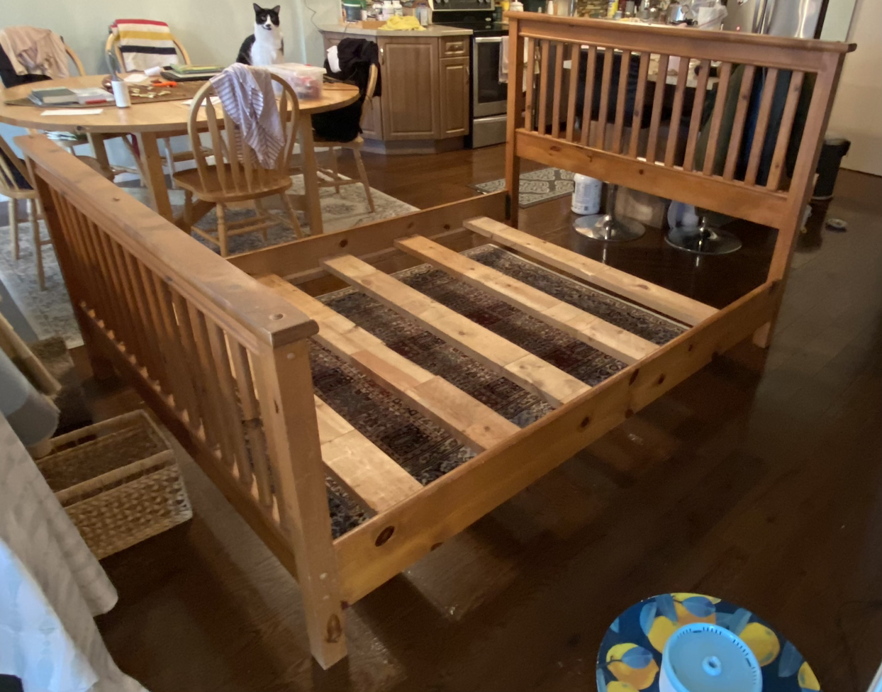 Gorgeous wooden queen bed frame