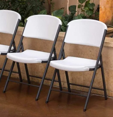 🥕 LIFETIME Heavy Duty Folding Chairs $20 EACH 🥕