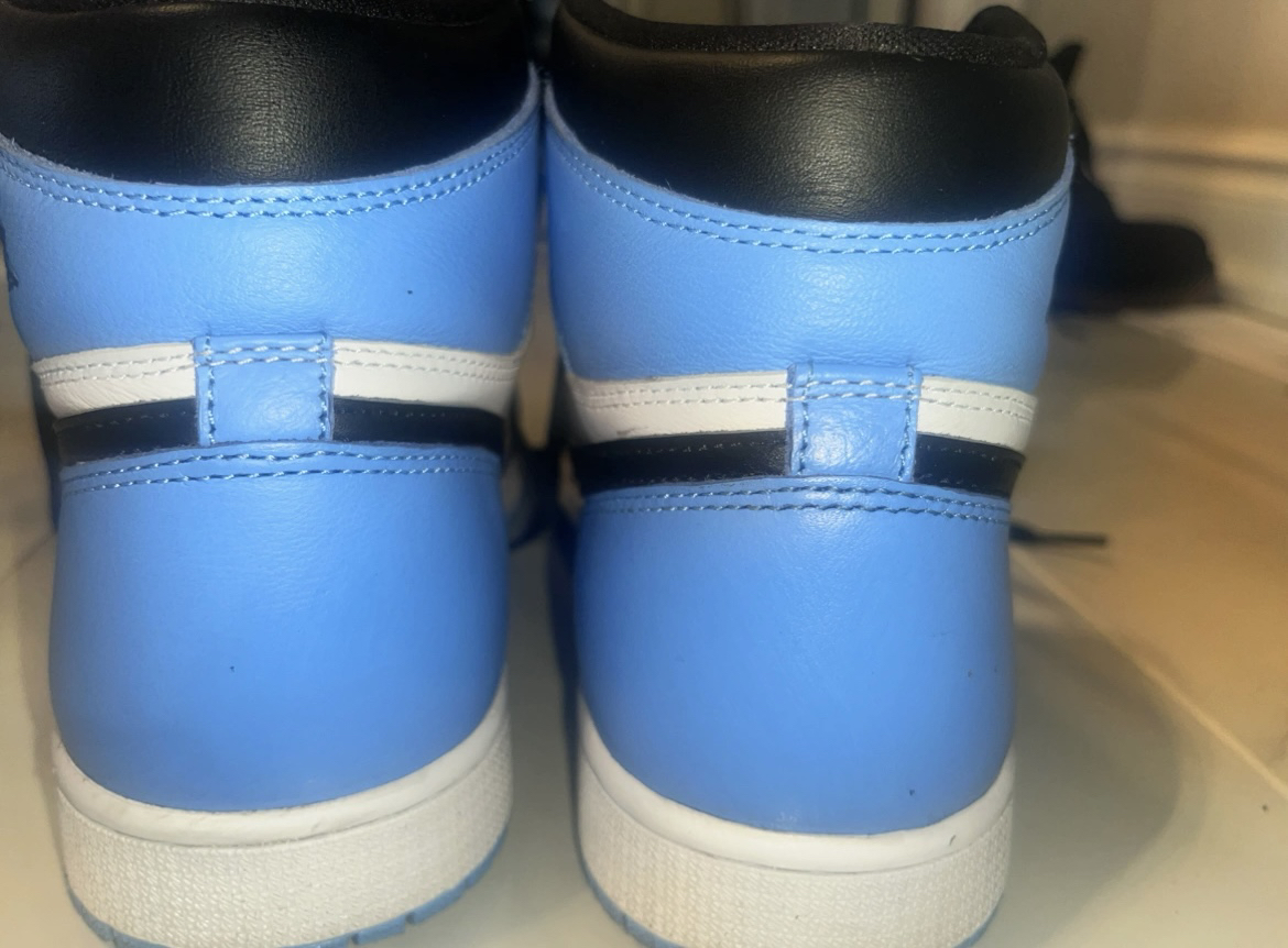 (8.5M/10W) Jordan 1 UNC Toe - photo 4