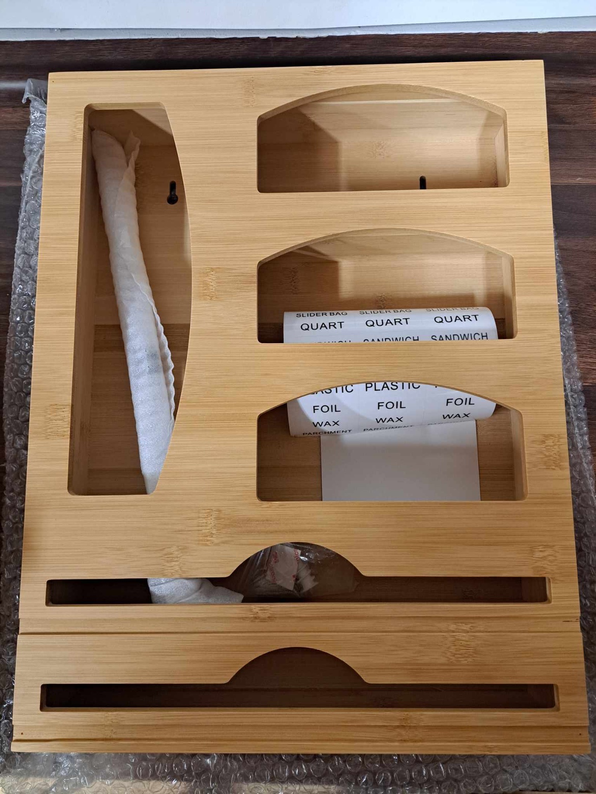 Ziplock bag organizer bamboo #407 image indicator(4)