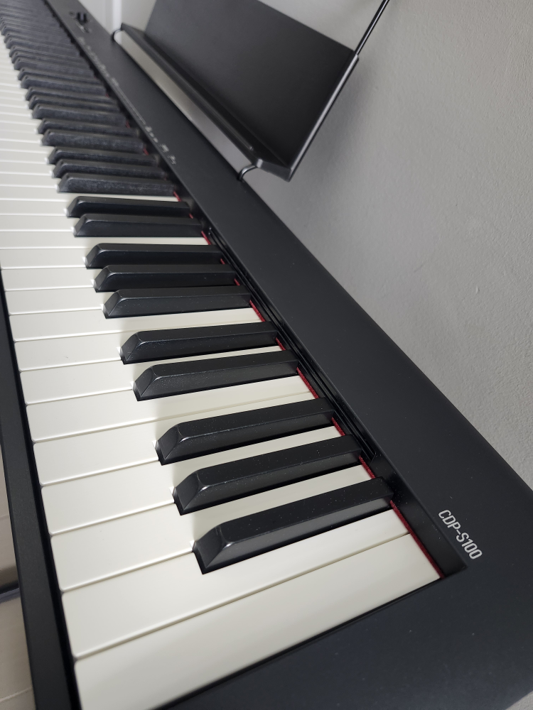 like New Casio CDP-S100 Piano with Bench and Practice Books - photo 2