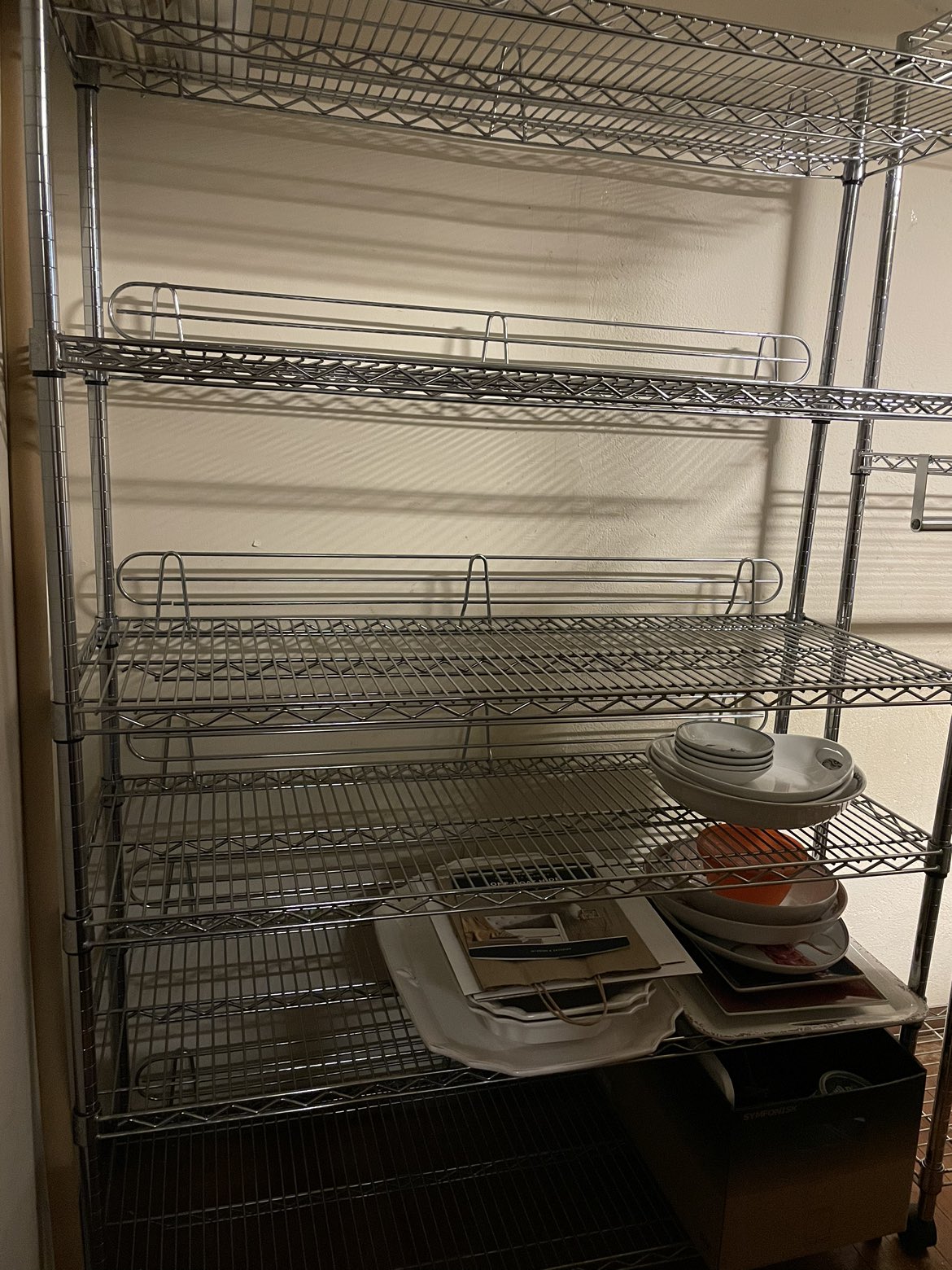 Heavy duty stainless shelf