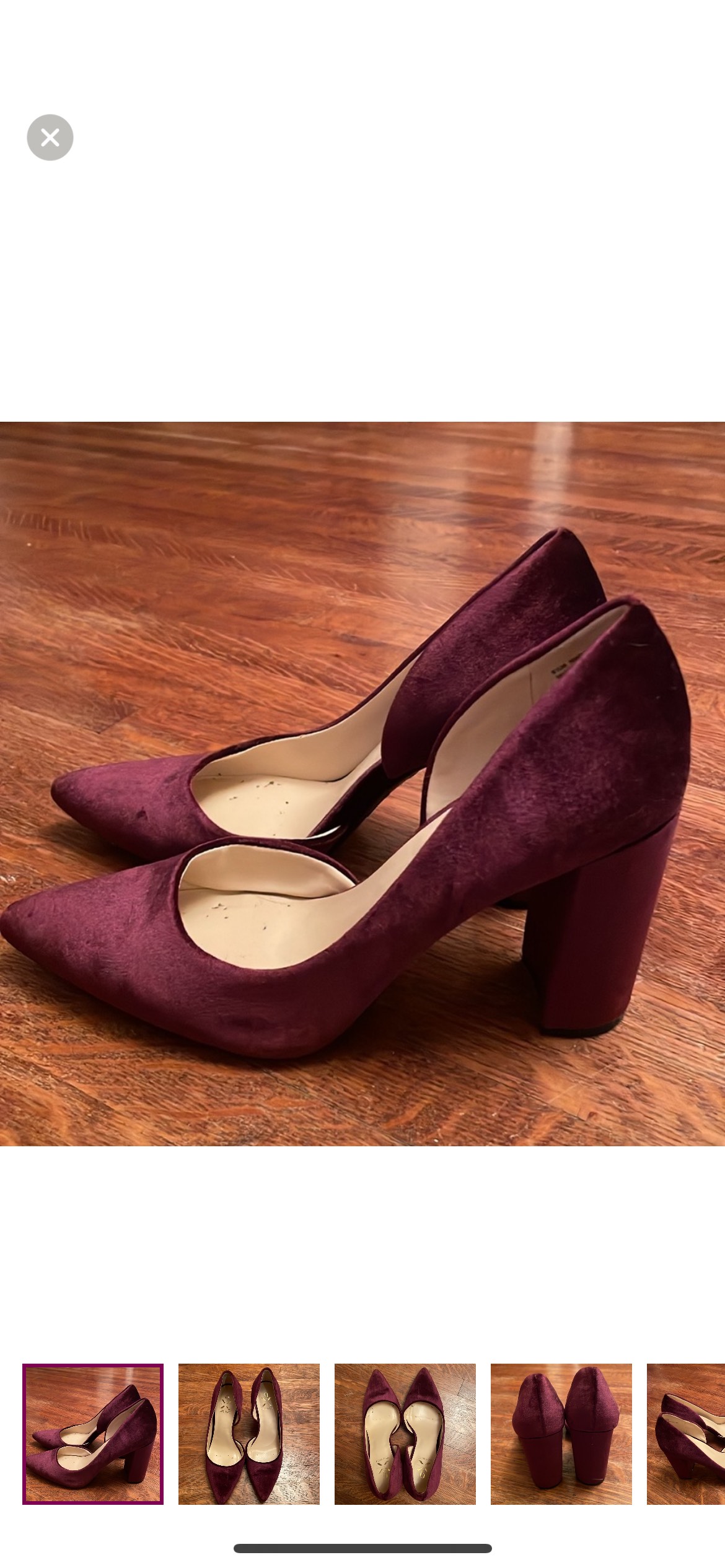 Velvet Nine West heels