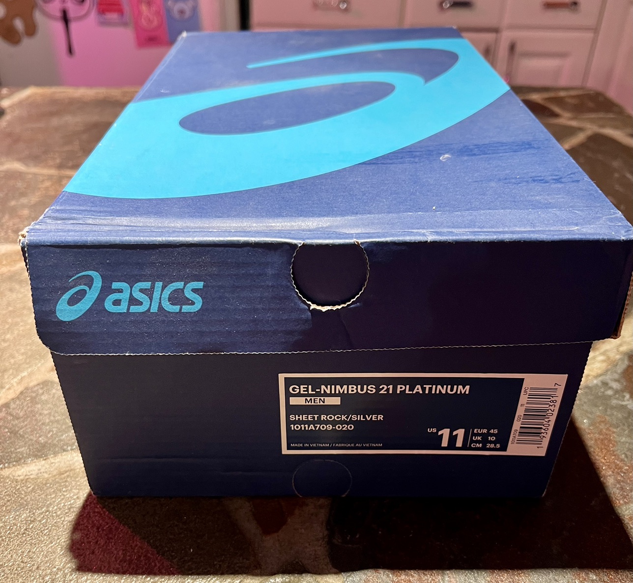 ASICS Gel-Nimbus 21 Platinum Sheet Rock Silver (Men’s 11)(EUC) image indicator(7)