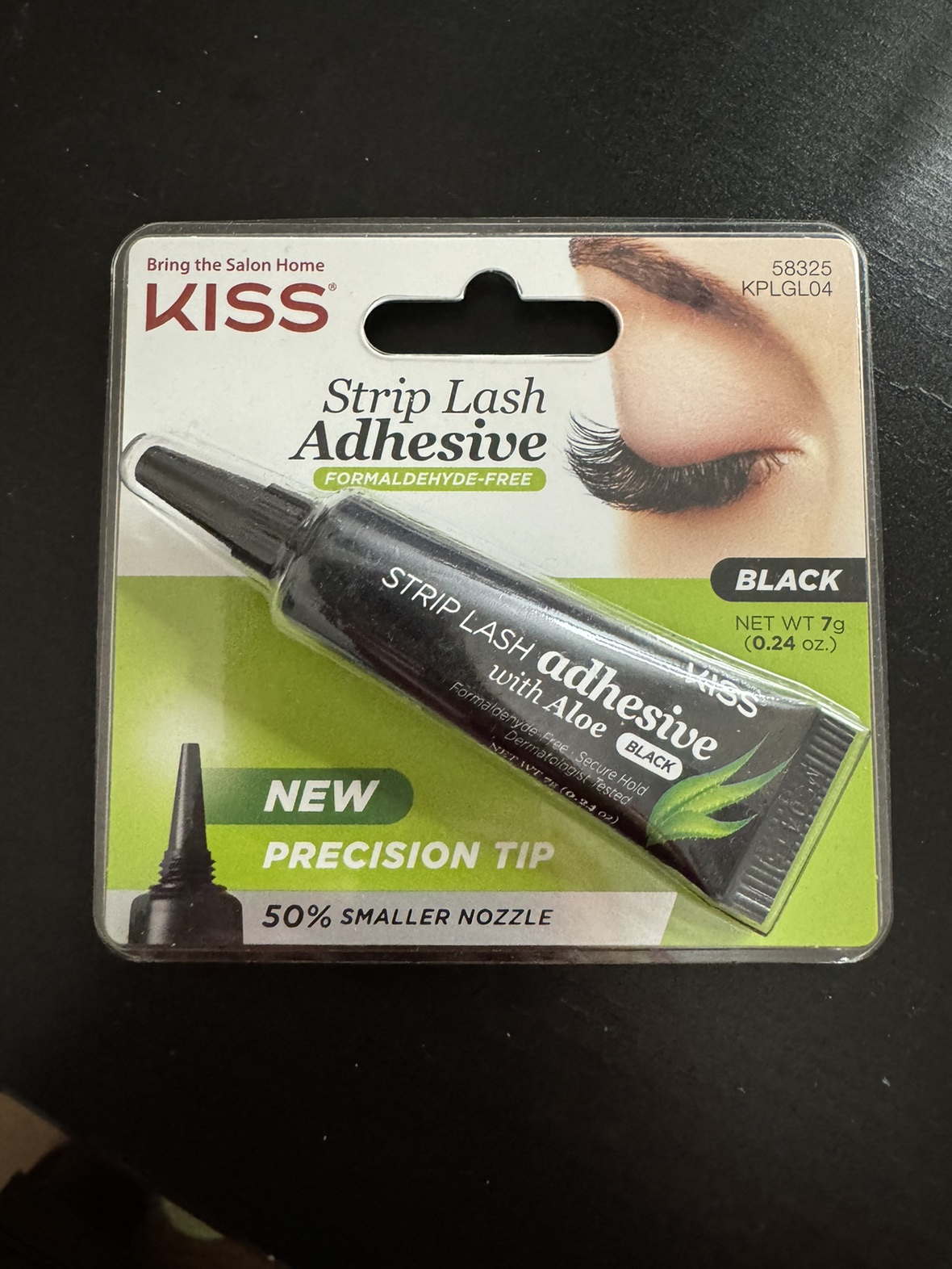KISS Strip Lash Adhesive with Aloe (Eyelash Glue) - Black (NEW)