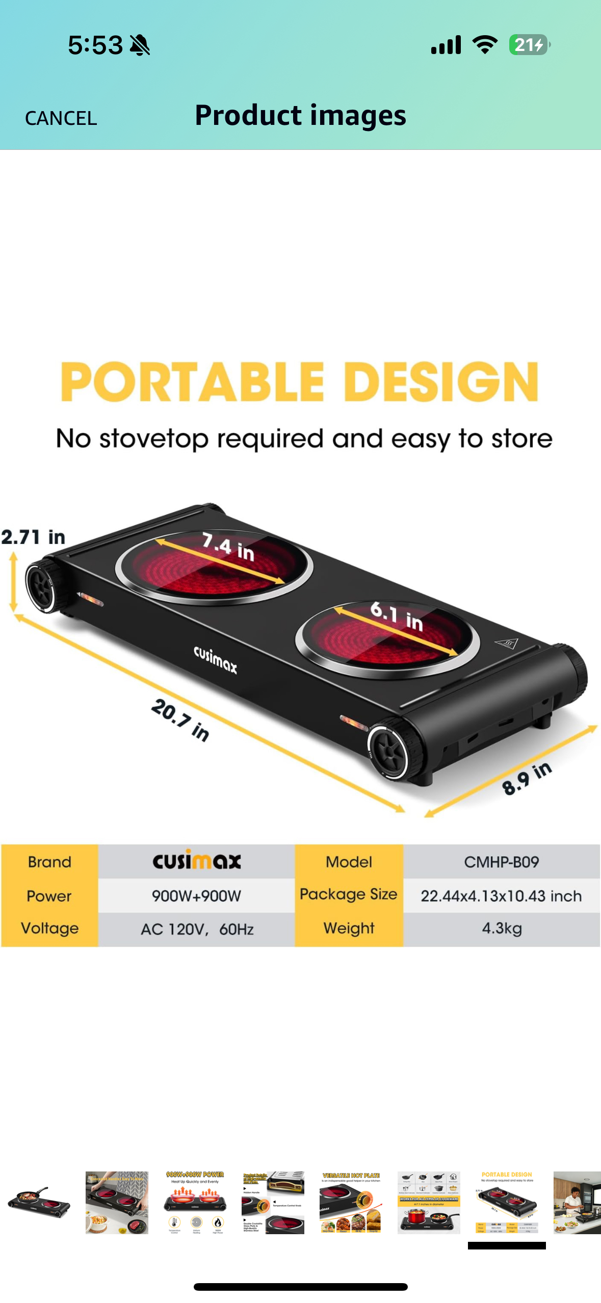 Electric stove