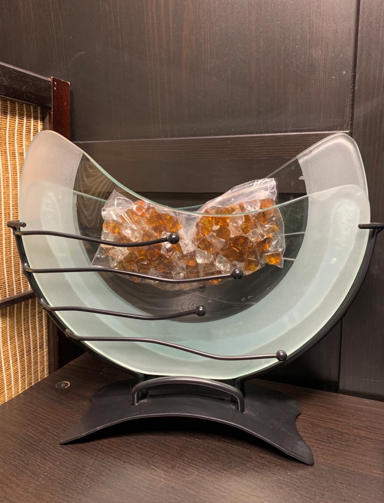 Unique glass decor vase 🌊 image indicator(2)