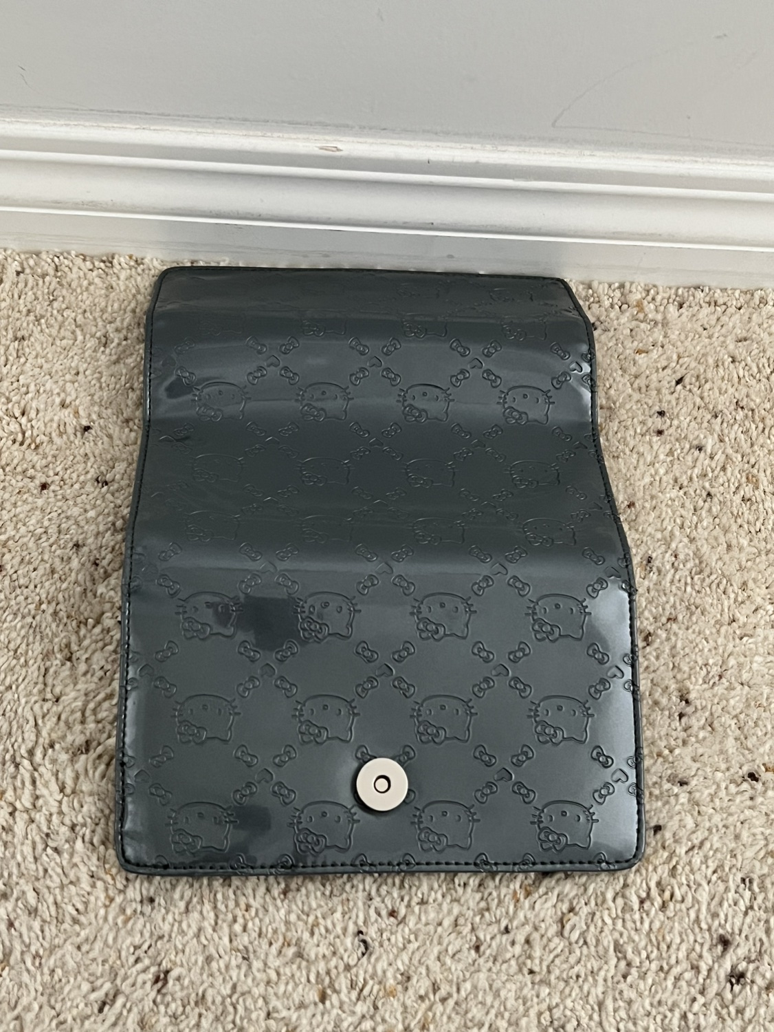 Hello Kitty Gray Pink Long Wallet - photo 3