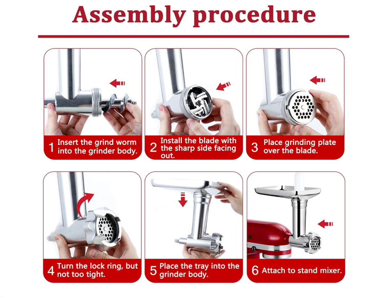 Metal meat grinder - photo 3