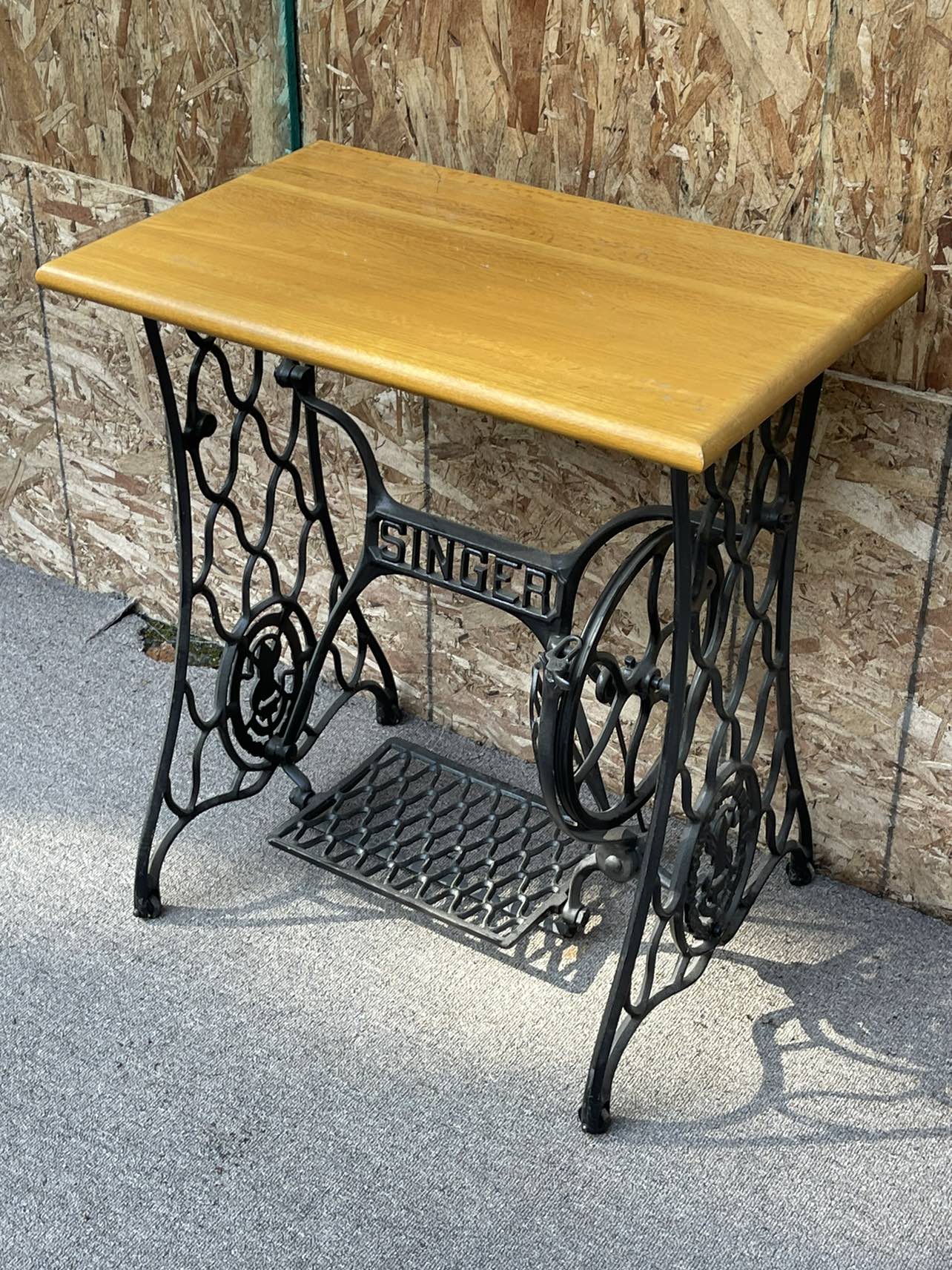 Refurbished Singer Cast Iron Table