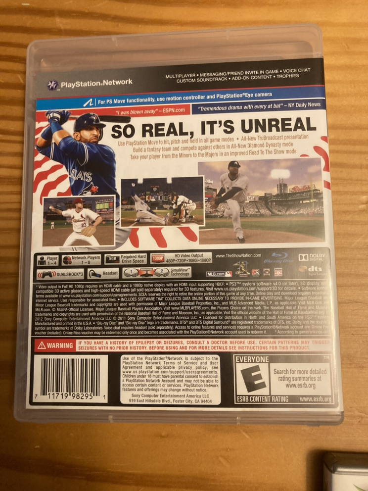 MLB 12 THE SHOW PS3 PlayStation 3 - photo 2