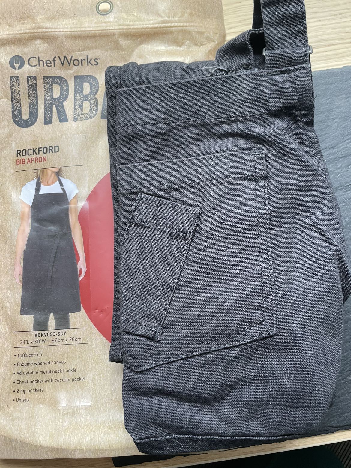 Chef Works Rockford Bib Apron image indicator(2)