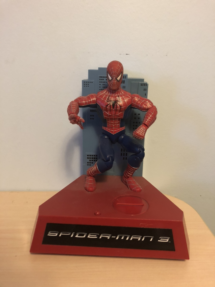 The Amazing SPIDER-MAN 3 Talking Piggy Bank (Rare) thumbnail