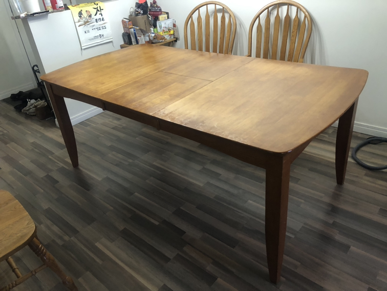 extendable dining table and chairs - photo 2