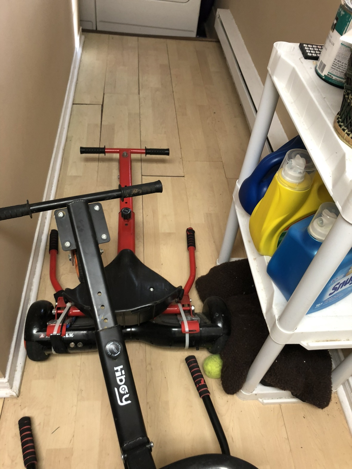 red and white hooverboard/hooverkart with chargers - photo 4