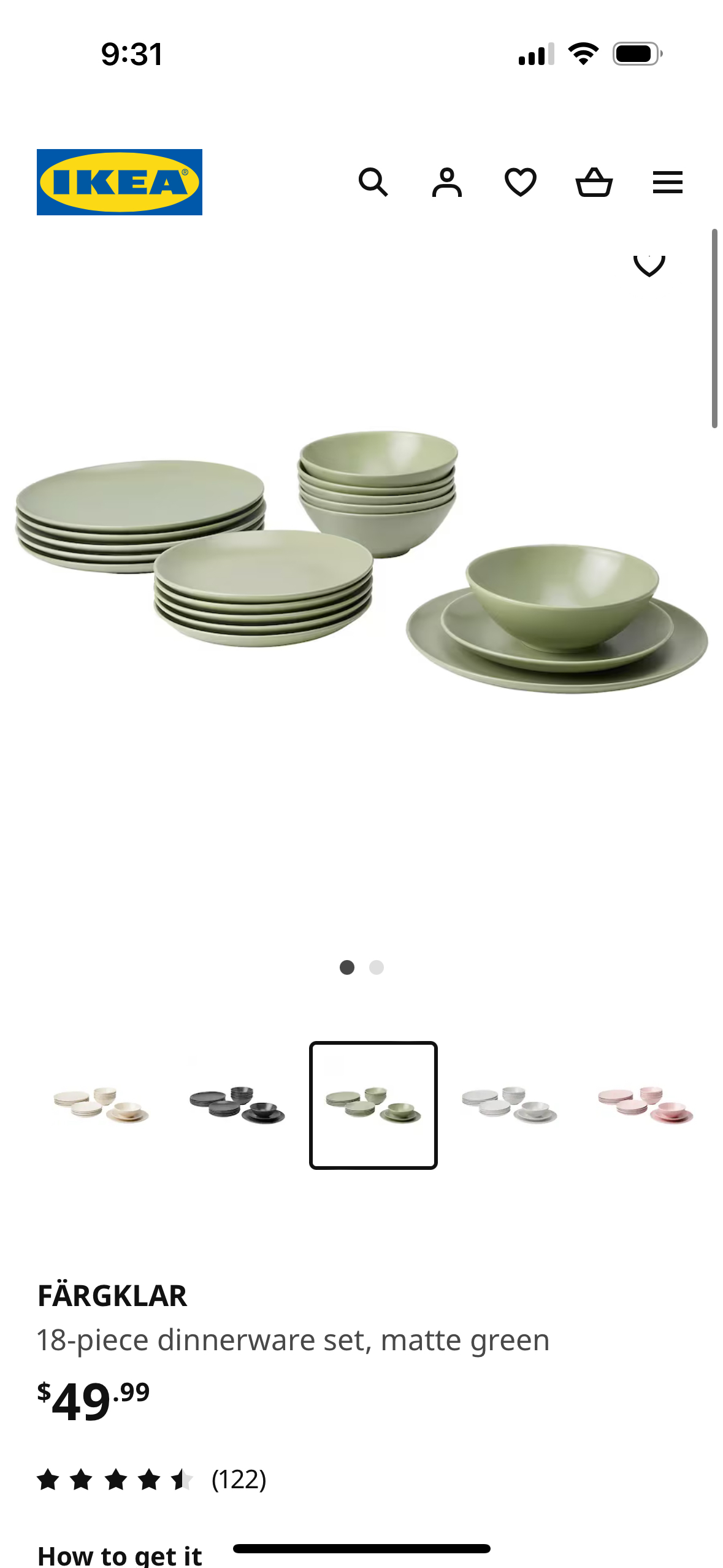 18 piece dinnerware thumbnail