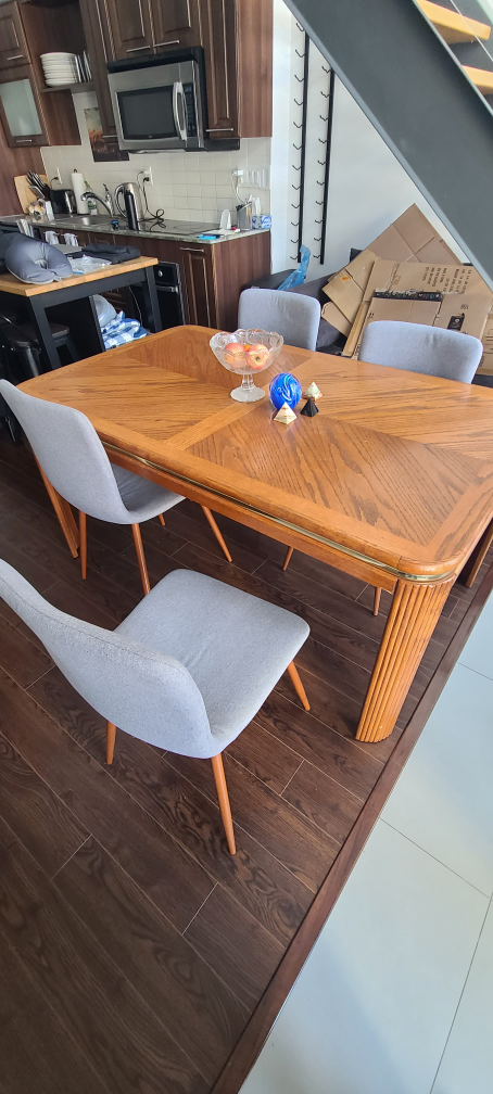Solid wood kitchen/dining room table - photo 2