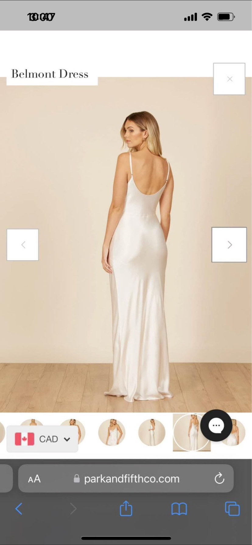 Belmont Dress size small cream colour image indicator(5)