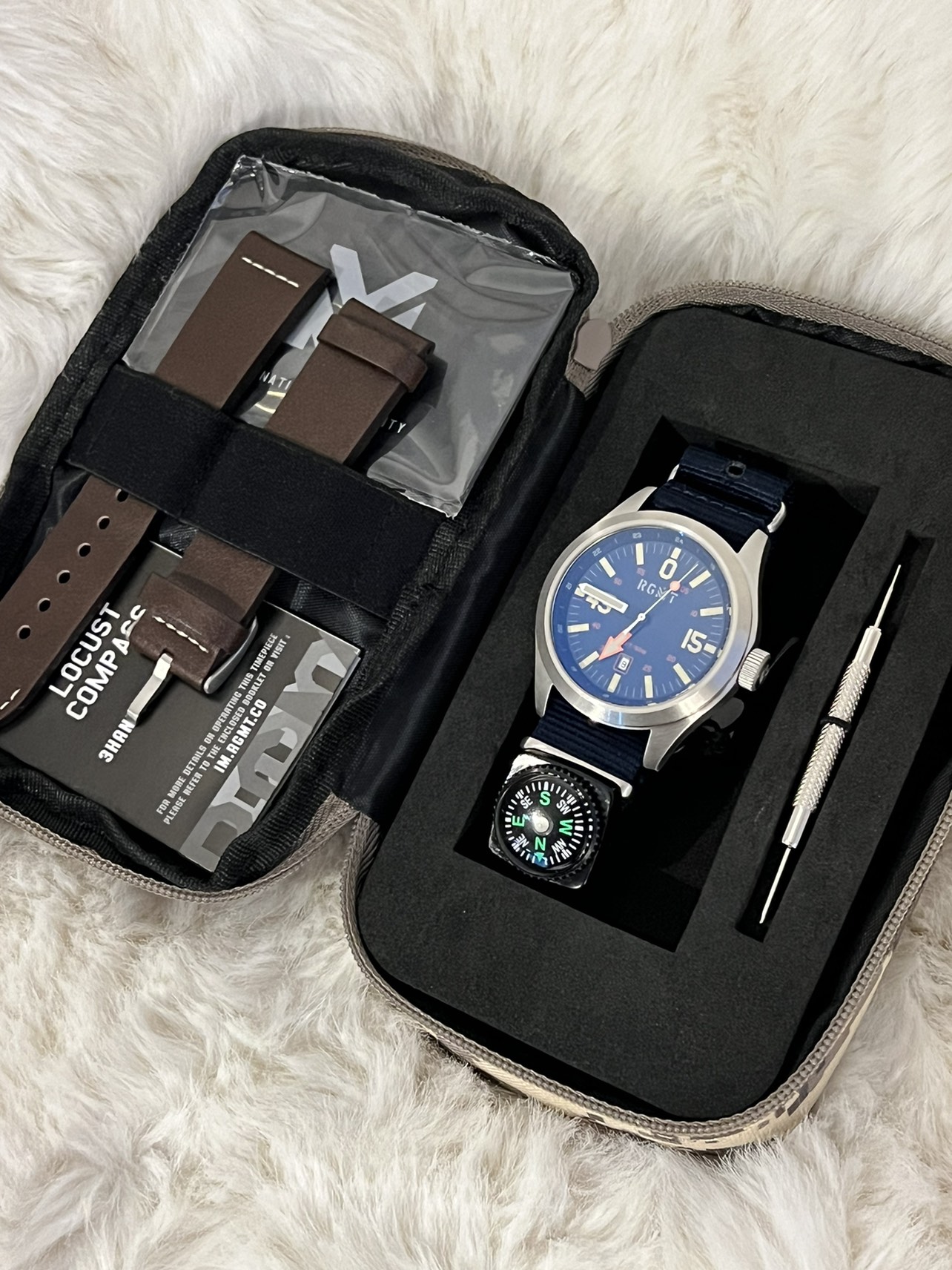 RGMT Locust Compass 3 Hands Date Men’s Watch thumbnail