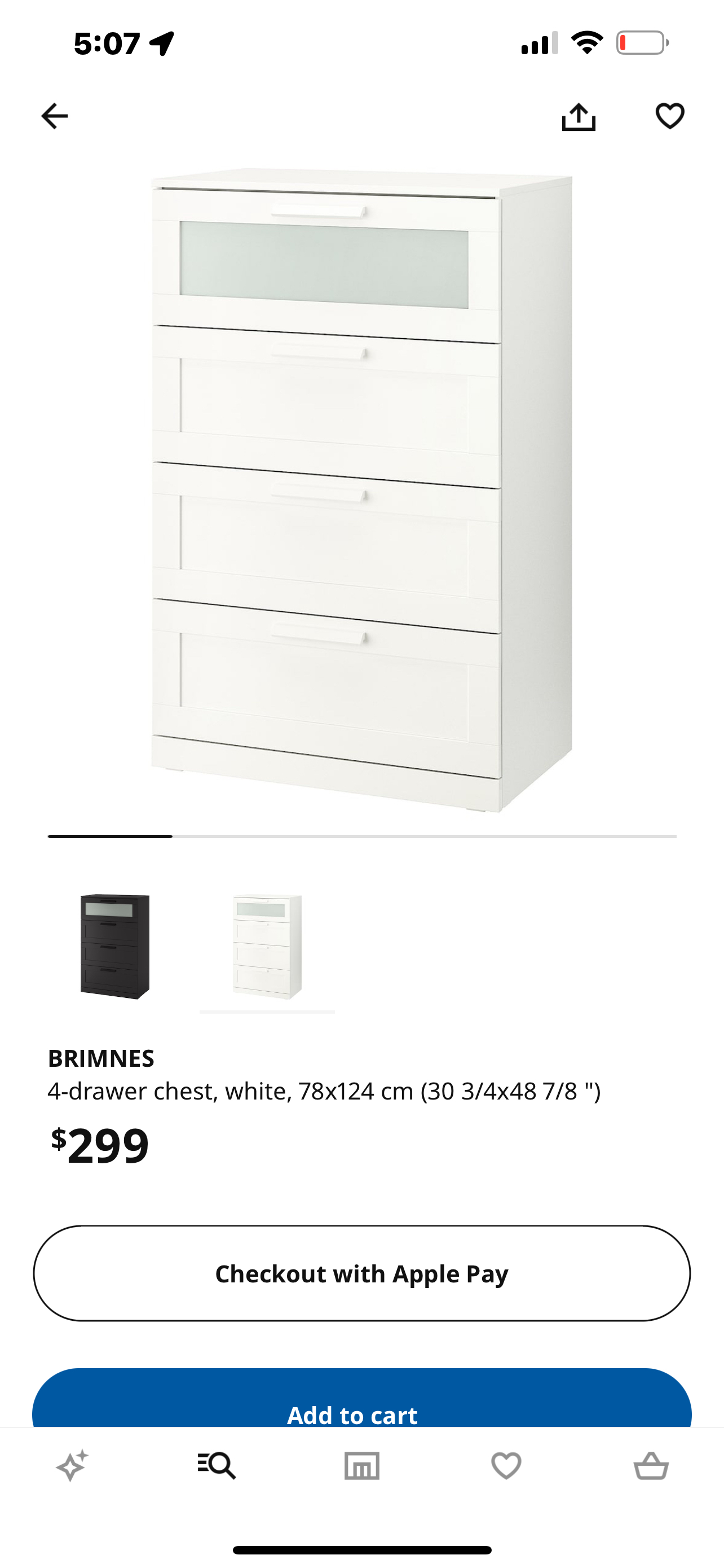 IKEA Brimnes Dresser - photo 2