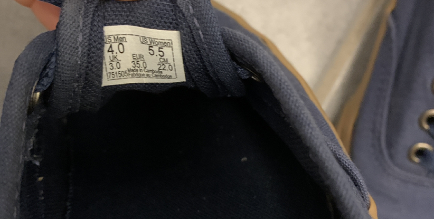 Vans Women's Navy and Brown Trainers image indicator(4)