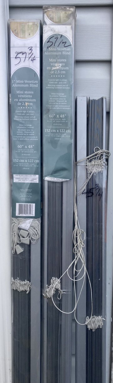 Brand New Venetian Mini Blinds (3 sets)