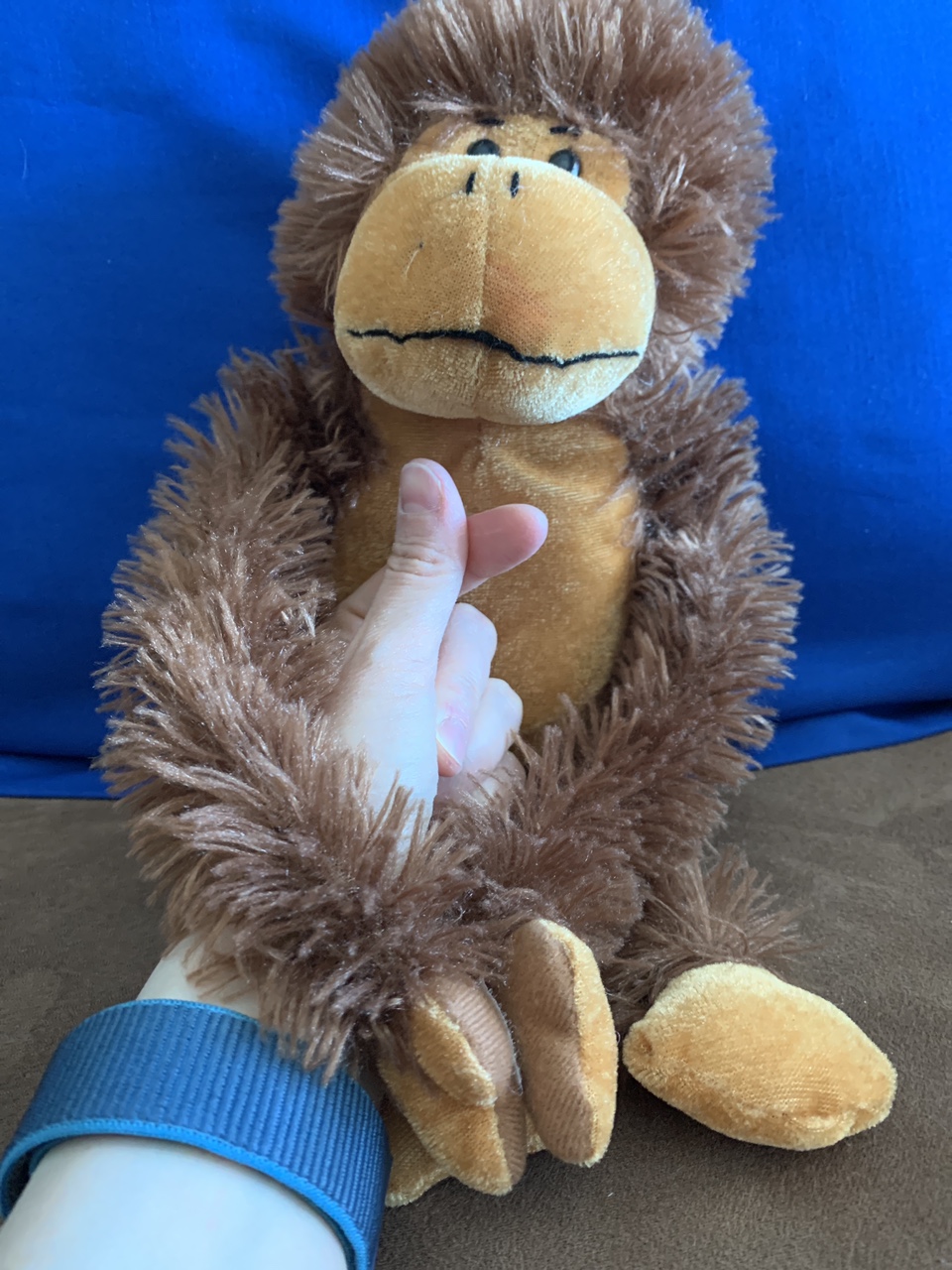 Furry Stuffed Monkey With Clinging Arms Needs New Buddy 🥰 - photo 5