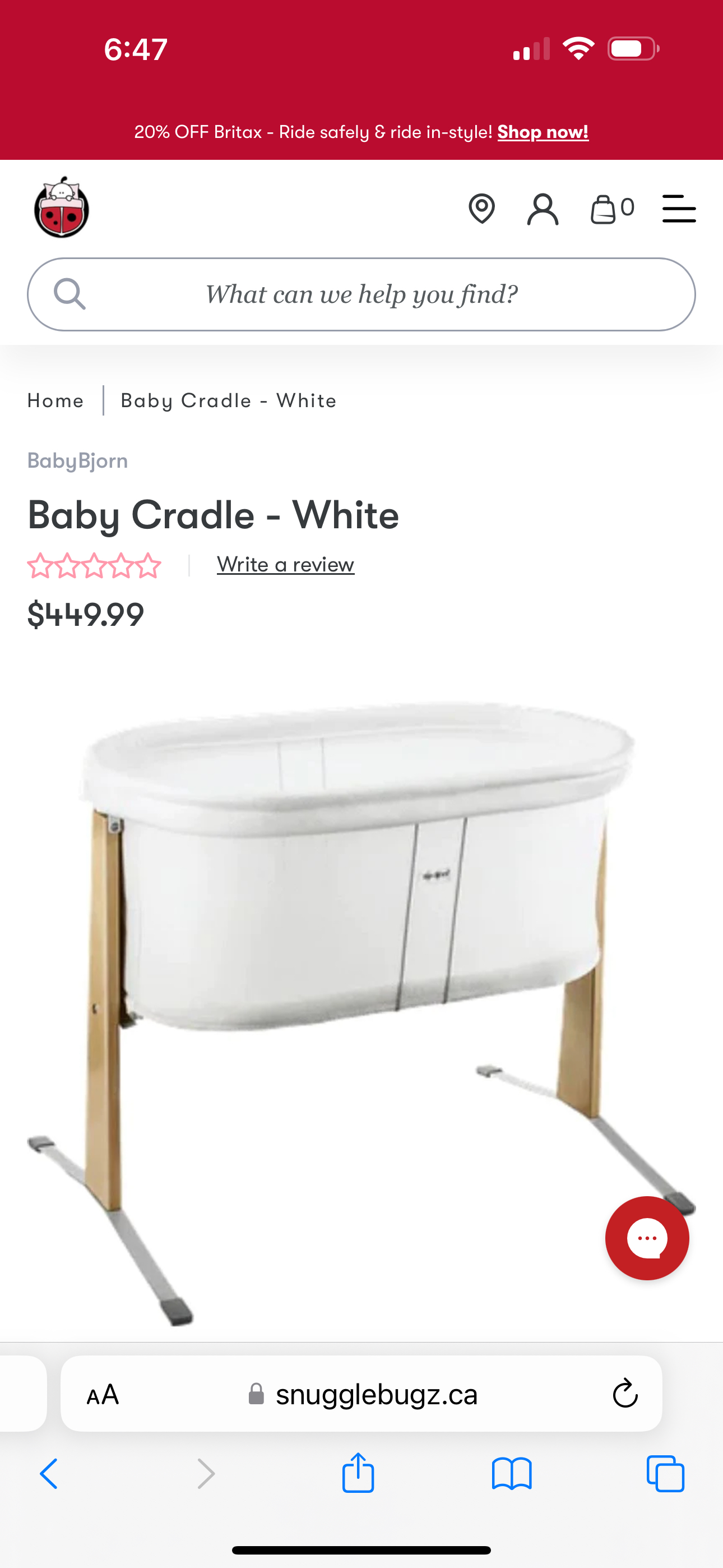 Baby Bjorn Bassinet Cradle - photo 4