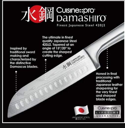 BRAND NEW Damashiro Bodo 10 piece Knife Set - photo 2