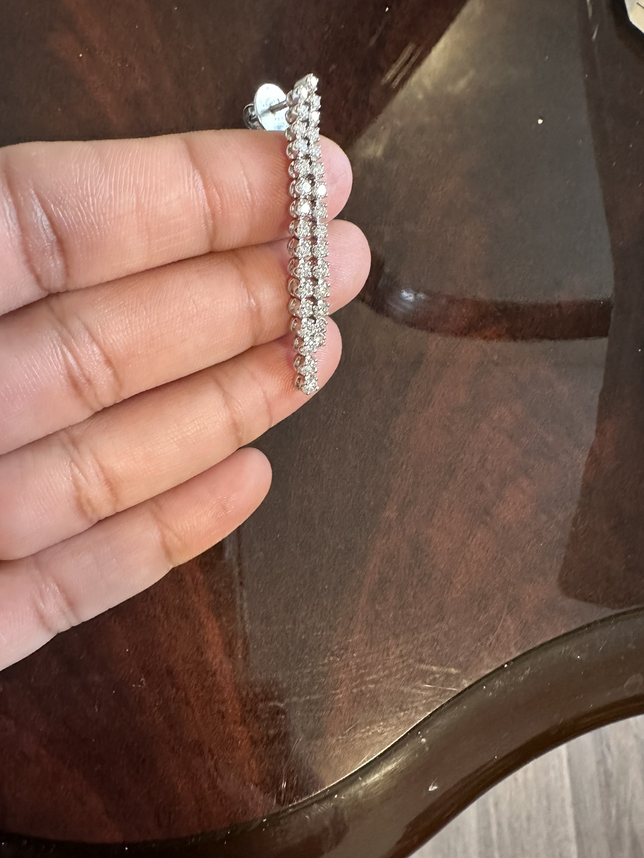 Natural Diamond Earrings with certificate - photo 4