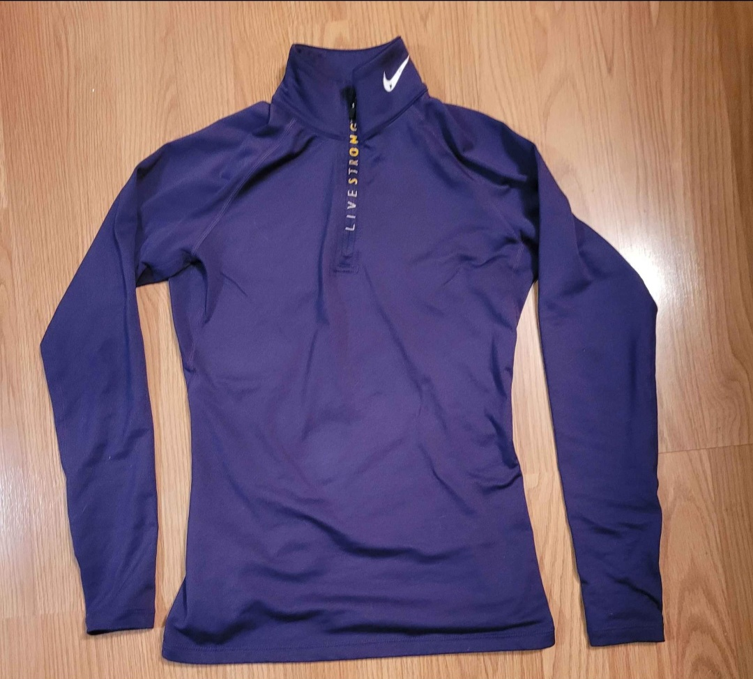 Purple Nike dri-fit long sleeve thumbnail