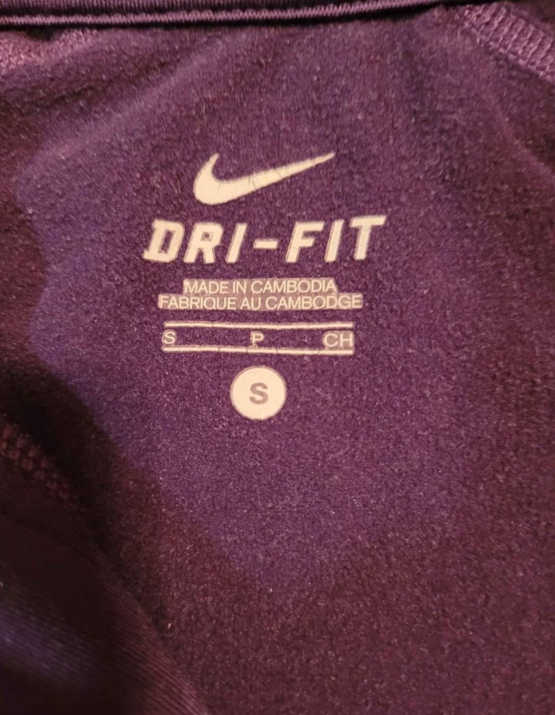Purple Nike dri-fit long sleeve image indicator(2)