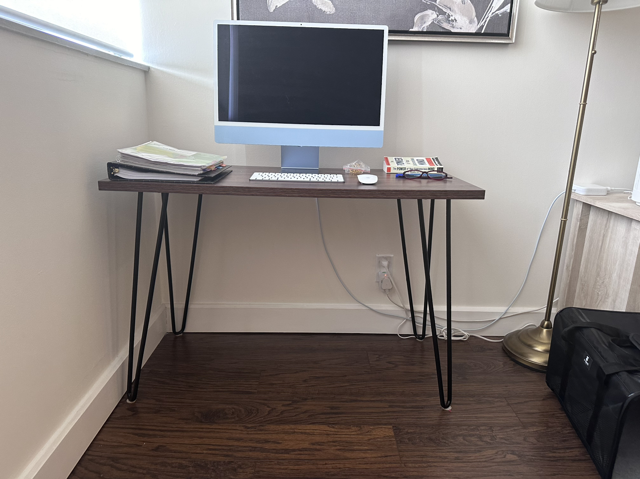 Desk/Table- walnut colour thumbnail