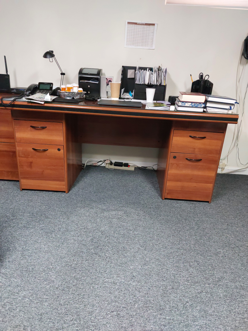 solid Italian wood desk