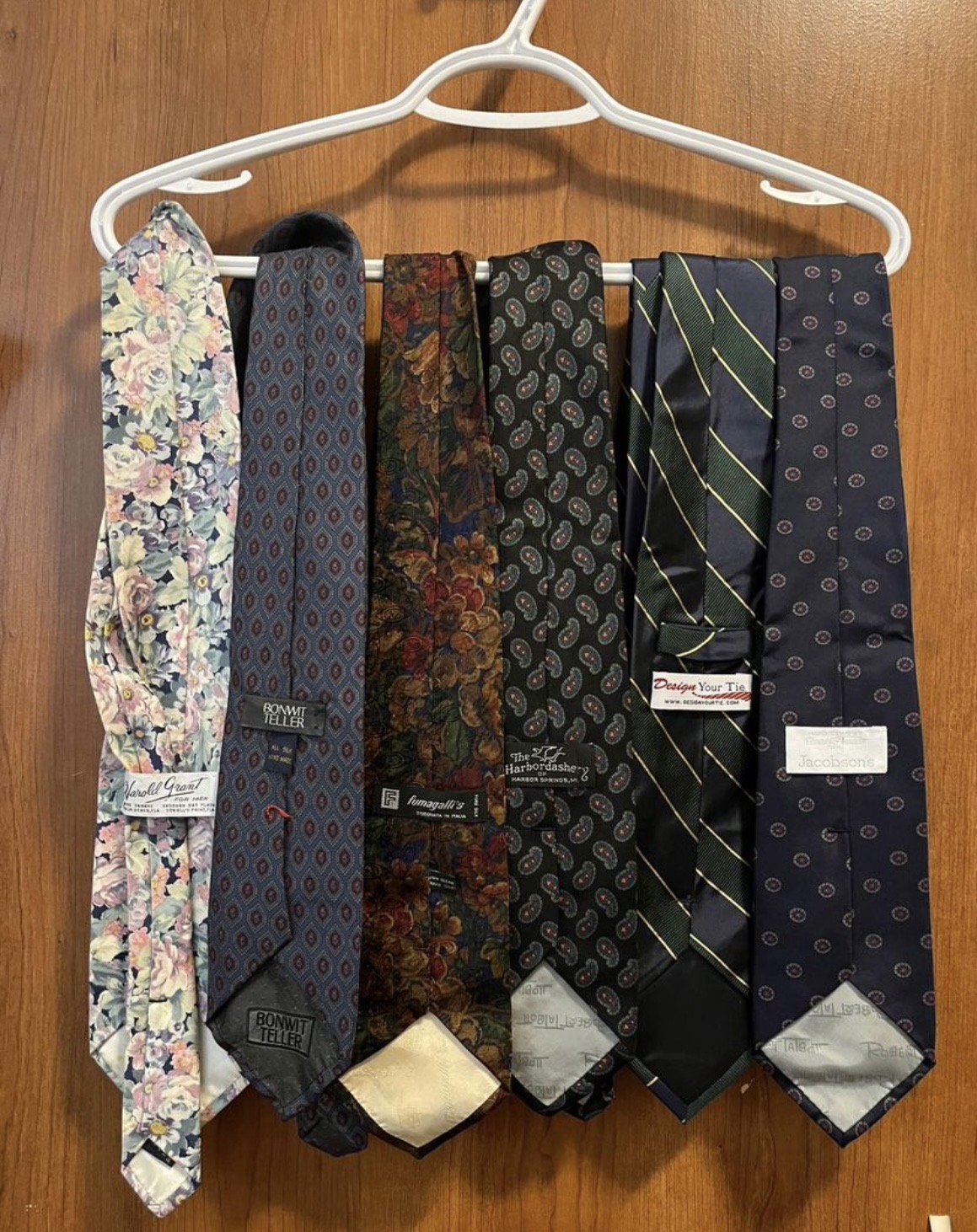 Neckties details by the pictures thumbnail