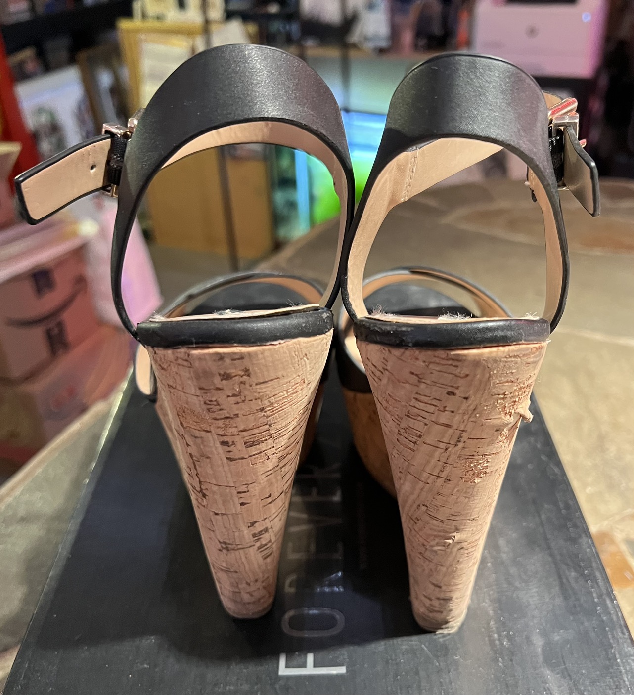 Forever 21 Jenine Sandal Wedges (Women’s 8)(LNIB) image indicator(4)